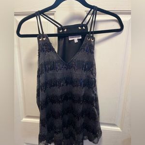 Modern Attraction Black Sequin Top